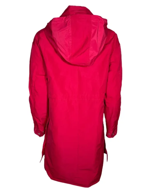 ADROIT TORI NYLON JACKET WITH REMOVABLE HOOD - RASPBERRY
