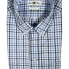 ALAN PAINE SPORT SHIRT - BLUE MIX CHECK