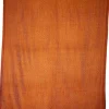 ALTEA TONAL MIXED PATTERN SCARF - ORANGE