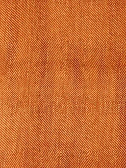ALTEA TONAL MIXED PATTERN SCARF - ORANGE