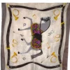 19ANDREA'S47 CASHMERE SCARF - HORSE
