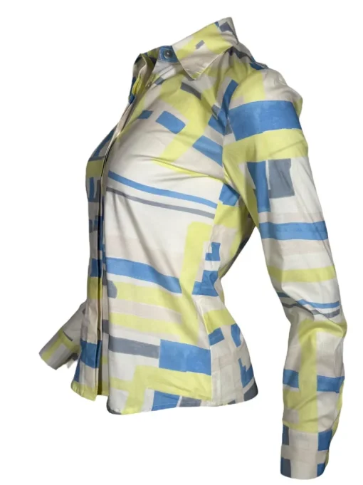 ANNA MARIA PALETTI BLOUSE - BLUE PRINT