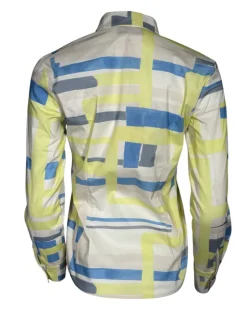 ANNA MARIA PALETTI BLOUSE - BLUE PRINT