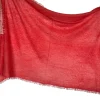 BAJRA CASHMERE CREME SCARF - BLOOM ORANGE