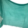 BAJRA CASHMERE CREME SCARF - ETHER TURQUOISE