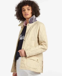 BARBOUR BEADNELL QUILTED WOMEN'S JACKET - PEARL