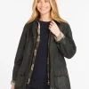 BARBOUR BEADNELL WOMEN'S WAXED JACKET - OLIVE