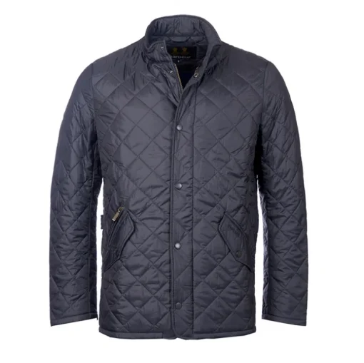 BARBOUR FLYWEIGHT CHELSEA QUILTED JACKET - NAVY