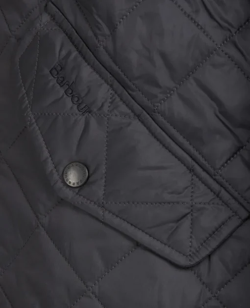 BARBOUR FLYWEIGHT CHELSEA QUILTED JACKET - NAVY