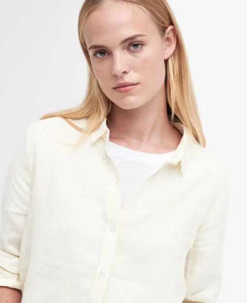 BARBOUR MARINE WOMEN'S SHIRT - LIMEADE STRIPE