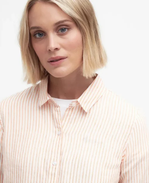 BARBOUR MARINE WOMEN'S SHIRT - BRAN STRIPE