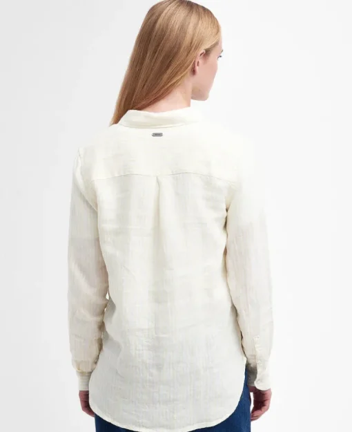 BARBOUR MARINE WOMEN'S SHIRT - LIMEADE STRIPE
