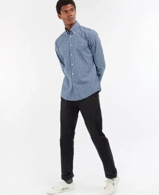BARBOUR MERRYTON TAILORED FIT SHIRT - BLUE