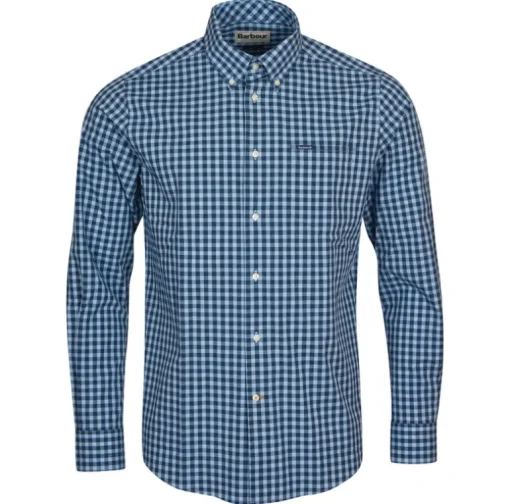 BARBOUR MERRYTON TAILORED FIT SHIRT - BLUE