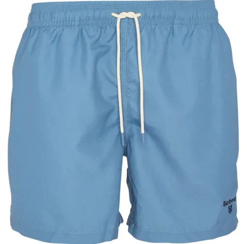 BARBOUR STAPLE LOGO 5" SWIM SHORT - FORCE BLUE