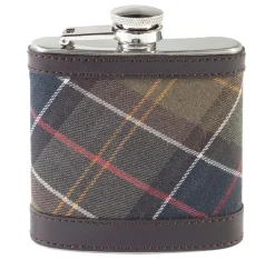 BARBOUR TARTAN HIP FLASK