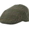BARBOUR WILKIN FLAT CAP - OLIVE CHECK