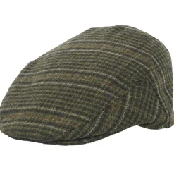 BARBOUR WILKIN FLAT CAP - OLIVE CHECK