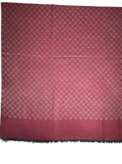 BIGI QUATREFOIL SCARF - BURGUNDY