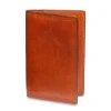 BOSCA 1911 ITALIA DOLCE CALLING CARD CASE - AMBER