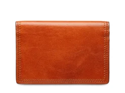 BOSCA 1911 ITALIA DOLCE CALLING CARD CASE - AMBER