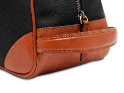 BOSCA 1911 MARINA BIGGIE SHAVE KIT - BLACK