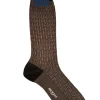 BRESCIANI 1970 LINKS CALF SOCK - TAN