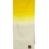 BUTTON DOWN ALPACA THROW - YELLOW & WHITE