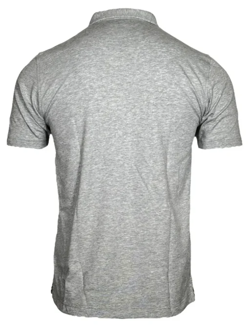 BUTTON DOWN MEN'S TECH POLO - LIGHT GREY HEATHER