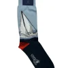 CORGI SAILBOAT CALF SOCK