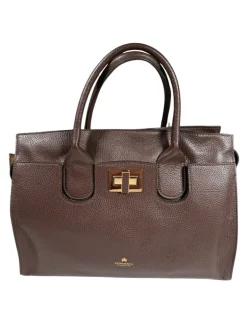 CUOIERIA FIORENTINA BELLA SOFT LARGE TOTE - CIOCCOLATO