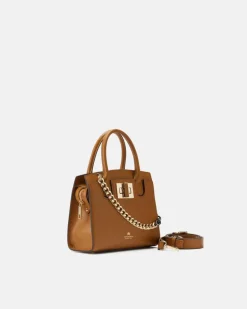CUOIERIA FIORENTINA BELLA MINI TOTE - LION