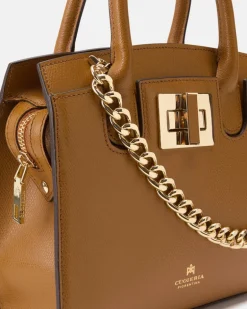 CUOIERIA FIORENTINA BELLA MINI TOTE - LION