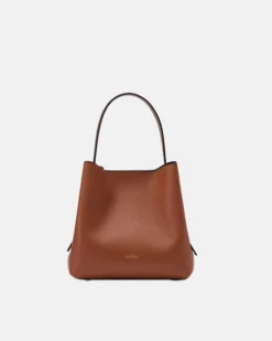 CUOIERIA FIORENTINA CANDY BUCKET BAG - CARAMEL