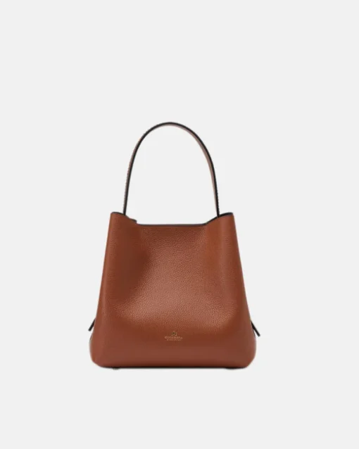CUOIERIA FIORENTINA CANDY BUCKET BAG - CARAMEL