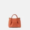 CUOIERIA FIORENTINA CANDY SMALL TOTE - PAPAYA