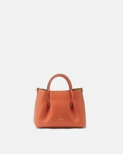 CUOIERIA FIORENTINA CANDY SMALL TOTE - PAPAYA