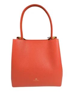 CUOIERIA FIORENTINA CANDY BUCKET BAG - PAPAYA