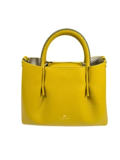 CUOIERIA FIORENTINA CANDY SMALL TOTE - ACID GREEN