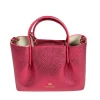 CUOIERIA FIORENTINA CANDY MINI TOTE - METALLIC LIPSTICK