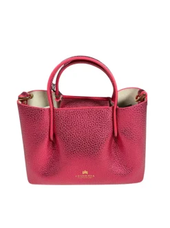 CUOIERIA FIORENTINA CANDY MINI TOTE - METALLIC LIPSTICK