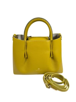 CUOIERIA FIORENTINA CANDY SMALL TOTE - ACID GREEN