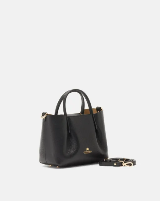CUOIERIA FIORENTINA CANDY MINI TOTE - BLACK
