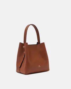 CUOIERIA FIORENTINA CANDY BUCKET BAG - CARAMEL