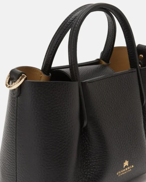 CUOIERIA FIORENTINA CANDY MINI TOTE - BLACK