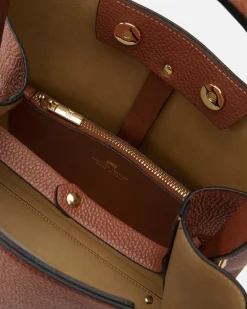 CUOIERIA FIORENTINA CANDY BUCKET BAG - CARAMEL