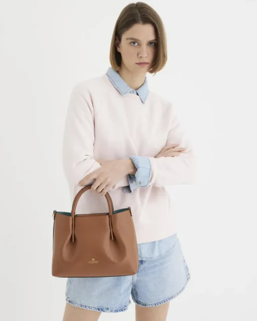 CUOIERIA FIORENTINA CANDY SMALL TOTE - CARAMEL