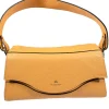 CUOIERIA FIORENTINA CORA FLAP BAGUETTE BAG - APRICOT