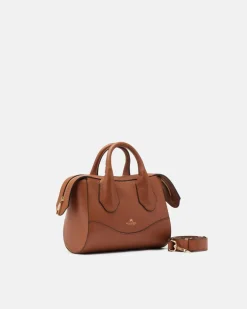CUOIERIA FIORENTINA CORA SMALL TOTE BAG - CARAMEL