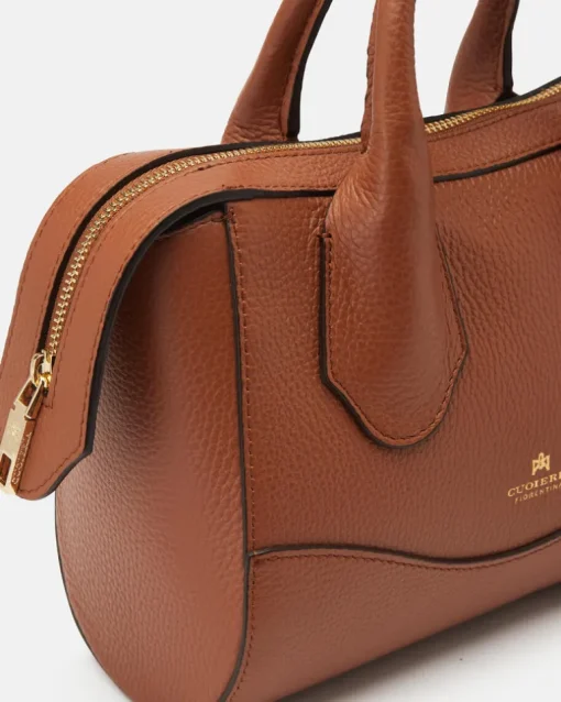 CUOIERIA FIORENTINA CORA SMALL TOTE BAG - CARAMEL